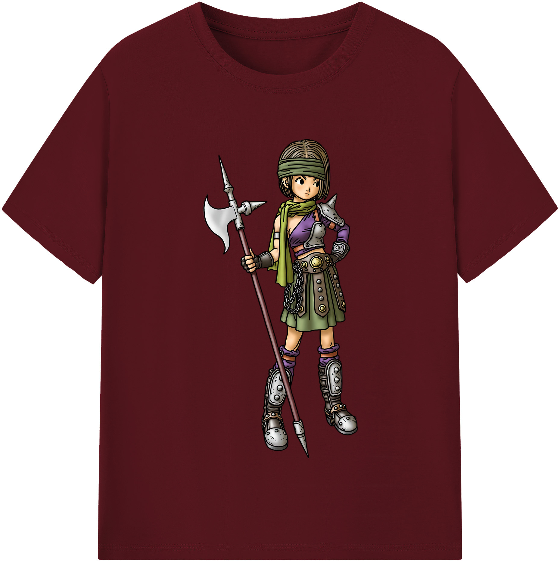 （画像用） ドラゴンクエスト Doragon Kuesuto Dragon Quest 綿100％半袖Tシャツ（フロントプリント）